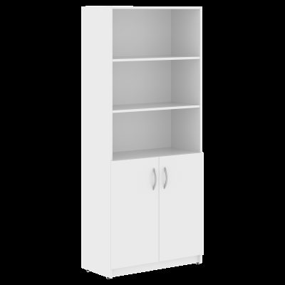 Шкаф с комплектом глухих малых дверей SR-5W.5 Белый 770х375х1815 SIMPLE