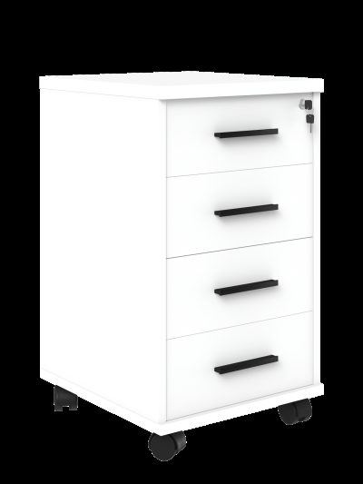 Тумба подкатная ТМ-4.А.BH Белый 412х450х708 COMP