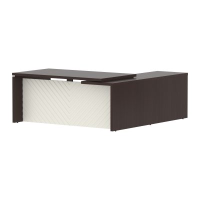 Стол руководителя TLCT 1820(Л) Венге Магия Z/Латте 1800х2000х750 TORR LUX