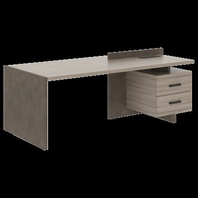 Стол СФ-531302 Дрифтвуд \Бетон чикаго тем\Графит 2200х961х840 WOOD&STONE
