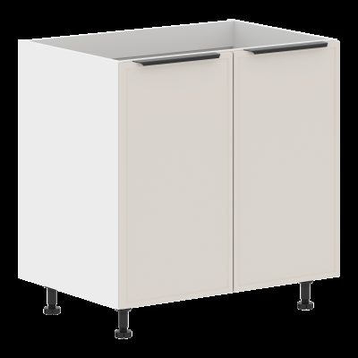 Шкаф напольный под мойку MOP 8082M.1PR Кашемир/Белый 800х560х820 PARMA