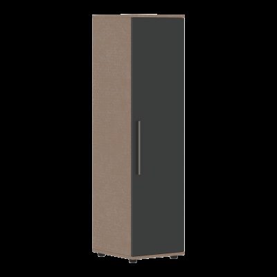 Шкаф средний узкий VMCS 40.1.1 Яшма черный/Кобра 400х450х1537 VELION