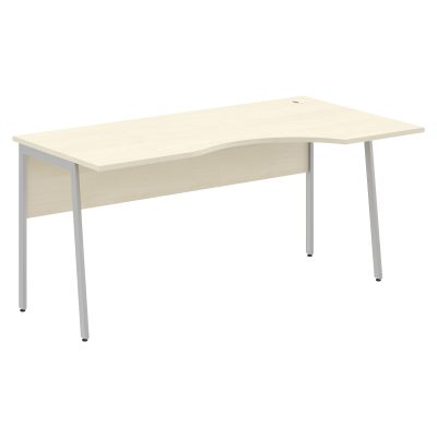 Стол прямой СА-1P(Пр) Клен*/Алюминий 1600х900х755 IMAGO PLUS