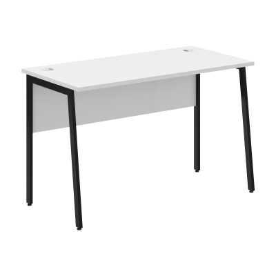 Стол прямой СП-2.1P Белый/Черный 1200х608х755 IMAGO PLUS