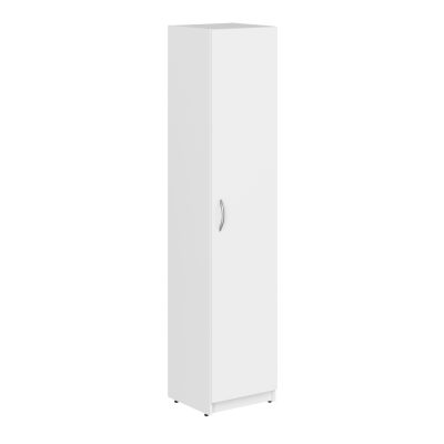 Шкаф колонка с глухой дверью SR-5U.1(Пр) Белый 386х375х1815 SIMPLE