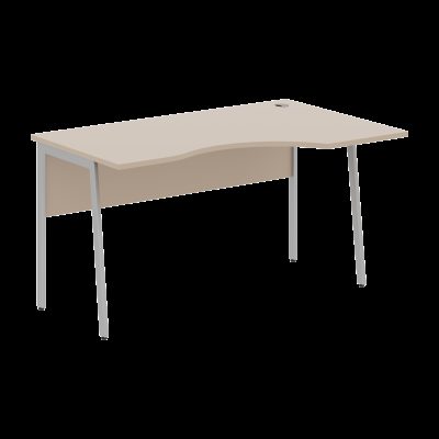 Стол прямой СА-2P(Пр) Мокачино/Алюминий 1600х900х755 IMAGO PLUS