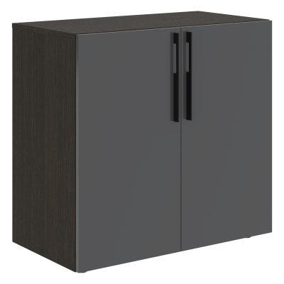 Тумба с фригобаром СП-064-25-08 Серый глянец/Дуб Мореный 940х500х900 KANON