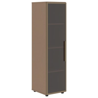 Шкаф колонка со стеклянной дверью VMCS 40.2(Л) Кобра 400х450х1517 VELION