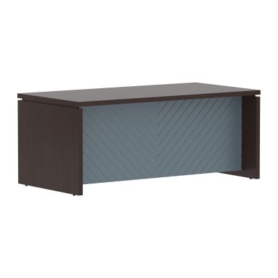 Стол руководителя TLST 189H Венге Магия Z/Серо-голубой 1800х900х750 TORR LUX