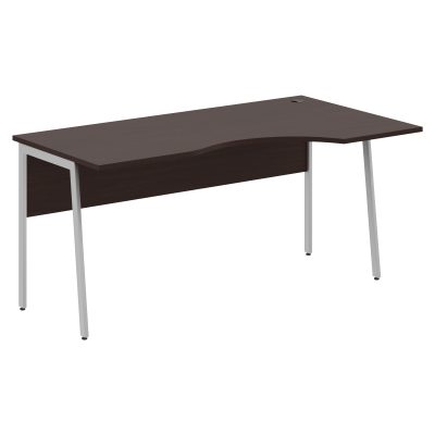 Стол прямой СА-1P(Пр) Венге Магия/Алюминий 1600х900х755 IMAGO PLUS