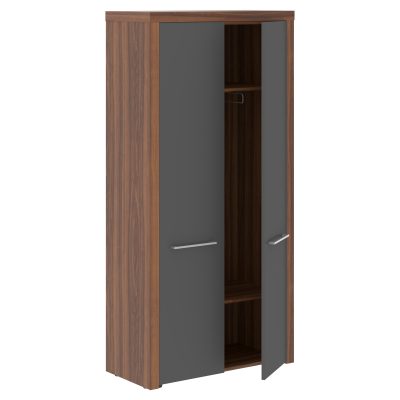 Гардероб ZCW 85 Антрацит/Орех Даллас 964х452х1984 ZENN