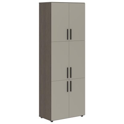Шкаф высокий широкий VHCS 80.8 Аметист/Дуб Сильвер 800х450х2253 VELION