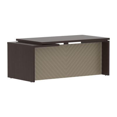 Стол руководителя TLCT 189(Пр) Венге Магия Z/Капучино 1800х900х750 TORR LUX