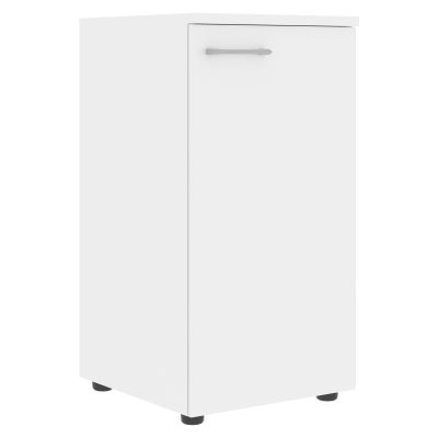 Шкаф колонка с глухой малой дверью (Пр) и топом XLC 42.1(Пр) Белый 432х432х820 XTEN
