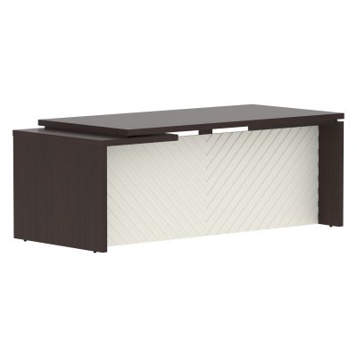 Стол руководителя TLCT 209(Пр) Венге Магия Z/Латте 2000х900х750 TORR LUX