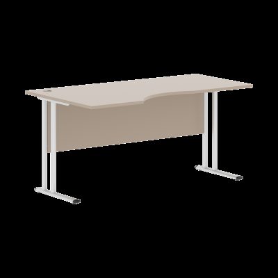 Стол эргономичный СА-1M(Л) Мокачино/серебро 1600х900х755 Imago M
