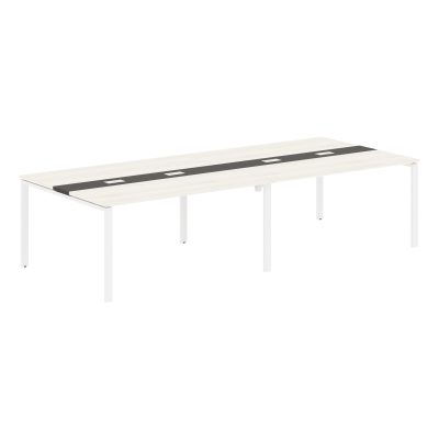 Конференц стол EUCT 3114 Ясень Траун/Мокко/Белый 3132х1346х750 EDIS