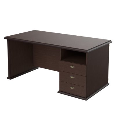 Стол руководителя однотумбовый RDT 168.A(Пр) Венге Магия 1600х800х750 RAUT