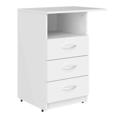 Тумба приставная SC-3D.2A Белый 600х450х760 SIMPLE