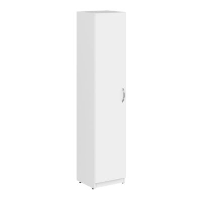 Шкаф колонка с глухой дверью SR-5U.1(Л) Белый 386х375х1815 SIMPLE