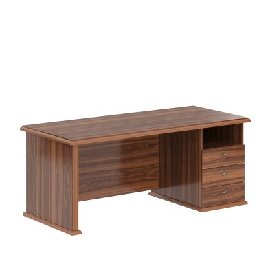 Стол руководителя однотумбовый RDT 188.A(Пр) Орех Даллас 1800х800х750 RAUT