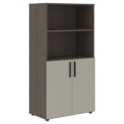 Шкаф средний широкий VMCS 80.5 Аметист/Дуб Сильвер 800х450х1517 VELION
