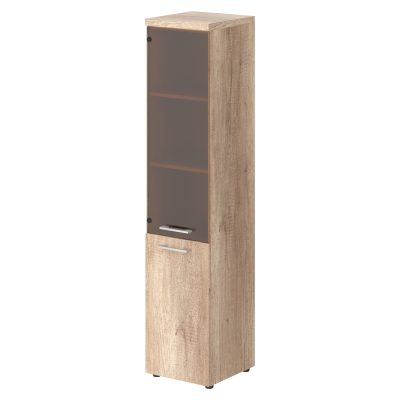 Шкаф колонка (Л) комбинированная с топом THC 42.2(Л) дуб Каньон Z 432х450х1968 TORR-Z