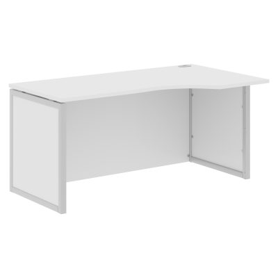 Стол эргономичный XQPCET 169H(Пр) Белый/Алюминий 1600х900х750 XTEN-QP