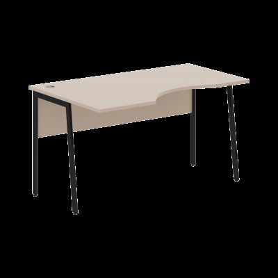 Стол прямой СА-2P(Л) Мокачино/Черный 1400х900х755 IMAGO PLUS