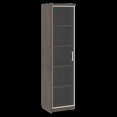 Шкаф СФ-534581 Бетон чикаго тем F187 ST9/Дрифтвуд H3090 ST22/Графит\Черный 537х454,5х2083 WOOD&STONE