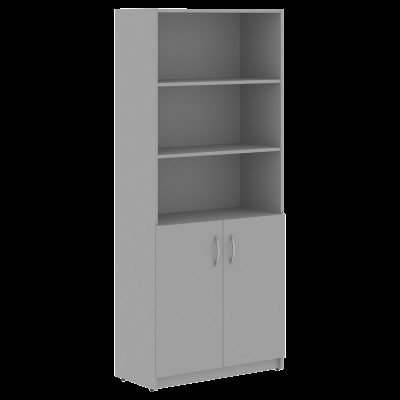 Шкаф с комплектом глухих малых дверей SR-5W.5 Серый 770х375х1815 SIMPLE