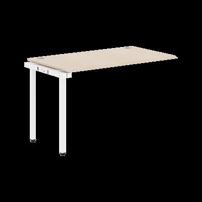 Стол промежуточный WIST 1270.1 Бук Тиара/Белый 1200х700х744 WAVE-S