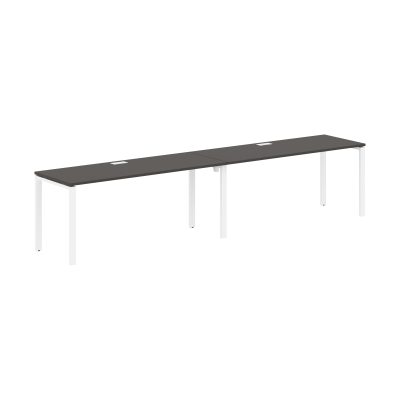 Стол 2-х местный EUWST 3567 Мокко/Белый 3526х670х750 EDIS