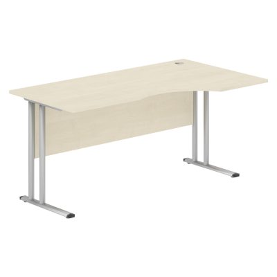Стол эргономичный СА-1M(Пр) Клен*/серебро 1600х900х755 IMAGO-M