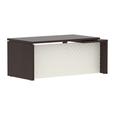 Стол руководителя TLCT 189(Л) Венге Магия Z/Латте 1800х900х750 TORR LUX