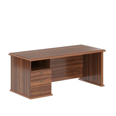 Стол руководителя однотумбовый RDT 188.A(Л) Орех Даллас 1800х800х750 RAUT