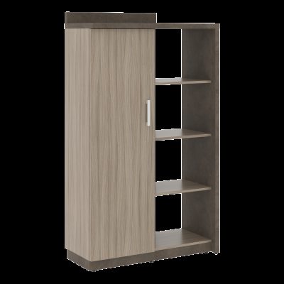 Шкаф СФ-534171 Бетон чикаго тем F187 ST9/Дрифтвуд H3090 ST22 1037х454,5х1770 WOOD&STONE