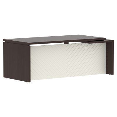Стол руководителя TLCT 209(Л) Венге Магия Z/Латте 2000х900х750 TORR LUX
