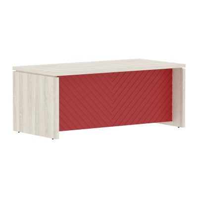 Стол руководителя TLST 189H Сосна Эдмонт Z/Красный 1800х900х750 TORR LUX