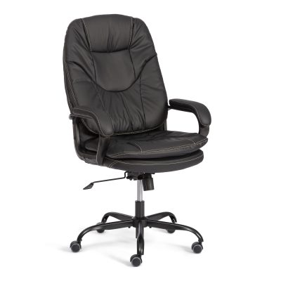 Кресло Комфорт Люкс/Comfort Lux (22) кож/зам, черный, 36-6