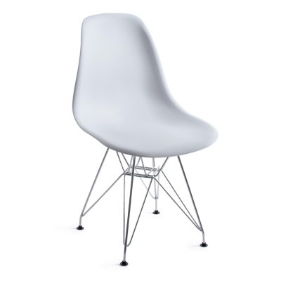 Стул Синди Айрон Чаир Имс/Cindy Iron Chair Eames (мод.002)/1 шт. в упаковке металл, пластик, 51х46х82,5, белый