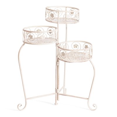 Цветочница Secret de Maison Трио/Trio (мод.PL08-9998) металл, 31х23х60см, античный белый