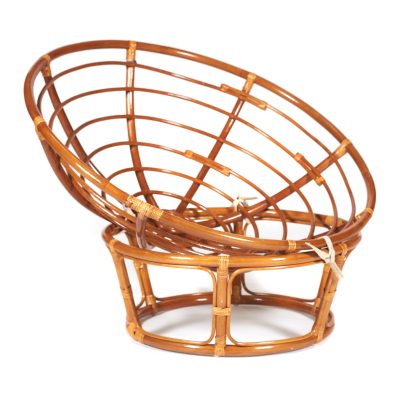 Кресло Папасан/Papasan (23/01 W) /без подушки/ 115х101х104см, коньячный