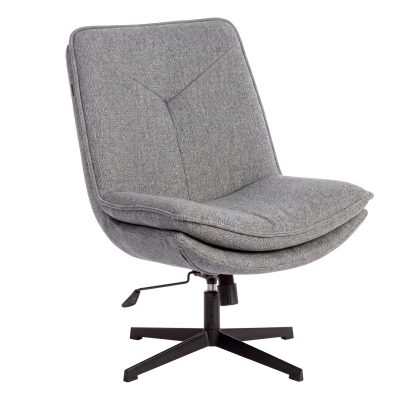 Кресло лаунж Космо/Cosmo велюр/букле (HYP), светло-серый