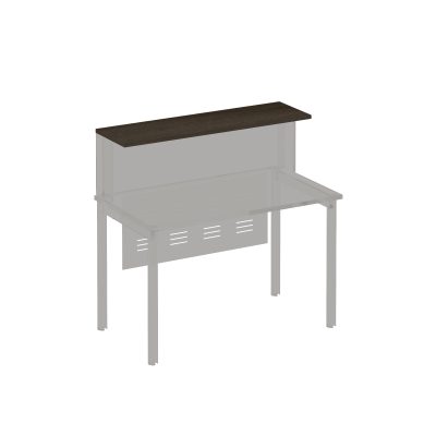 Полка настольная венге темный