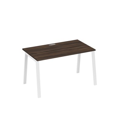 Стол письменный на металлокаркасе TRE дуб ристретто/ металлокаркас белый