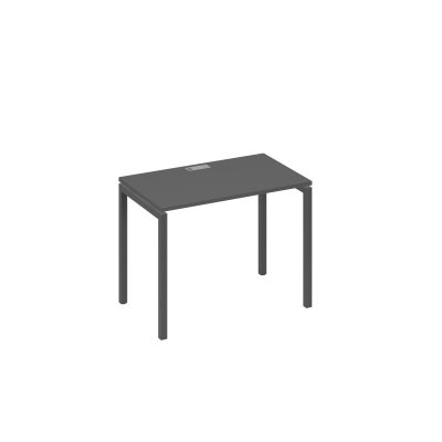 Стол письменный на металлокаркасе DUE антрацит премиум / металлокаркас антрацит