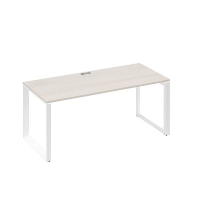 Стол письменный на металлокаркасе А4.06 дуб / металлокаркас белый