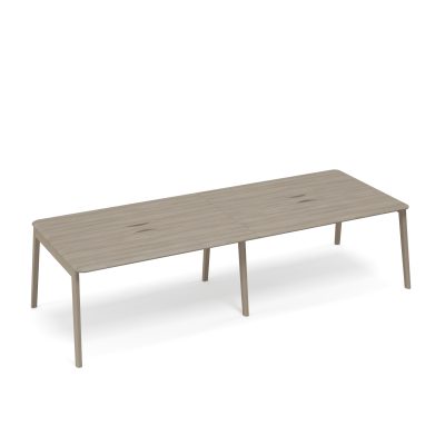Стол для переговоров с кабель-каналом WOOD вяз либерти