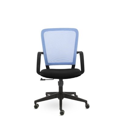 Кресло М-806 Хэнди/Handy blackPL Ср JD-10/D26-28 (голубой/черный)